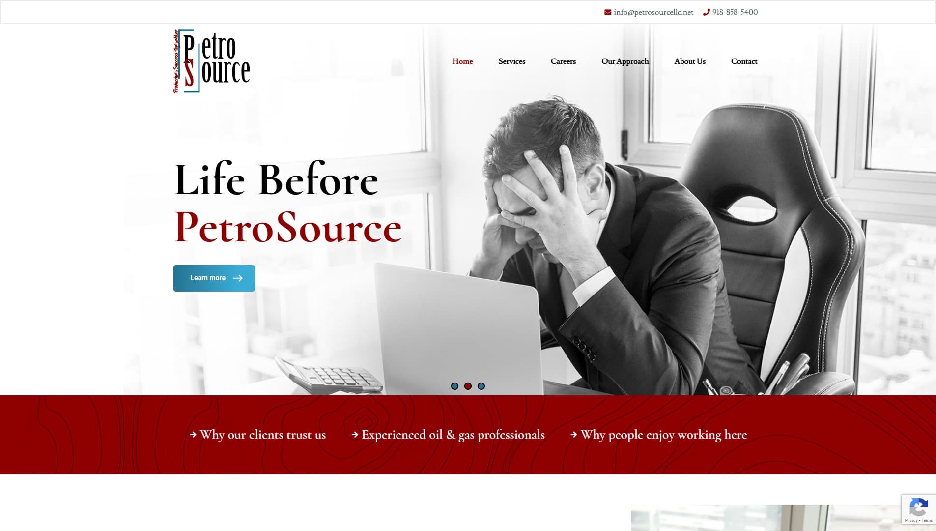 Oil and gas industrial site